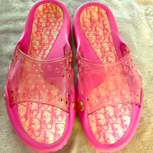 dior rubber slides
